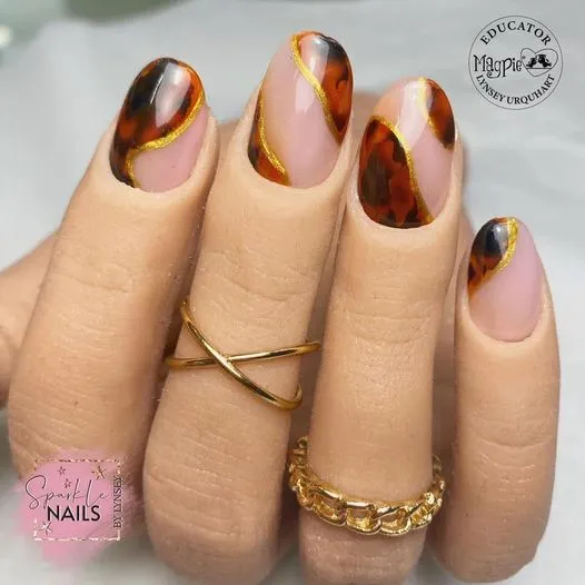 Indigo Nails Michelangle Folie neglefolie marmor