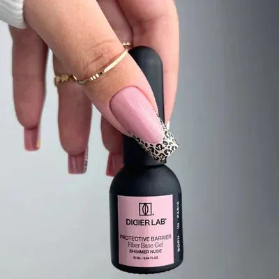 Didier Lab Fiber Base Shimmer Nude base coat 10 ml hemafri