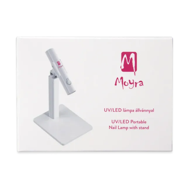 Moyra Portable UV/LED neglelampe hvid med stand