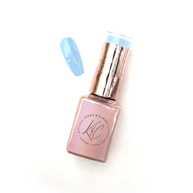 KoKo & Claire 069 Blue Bell gel polish blå shimmer 12 ml
