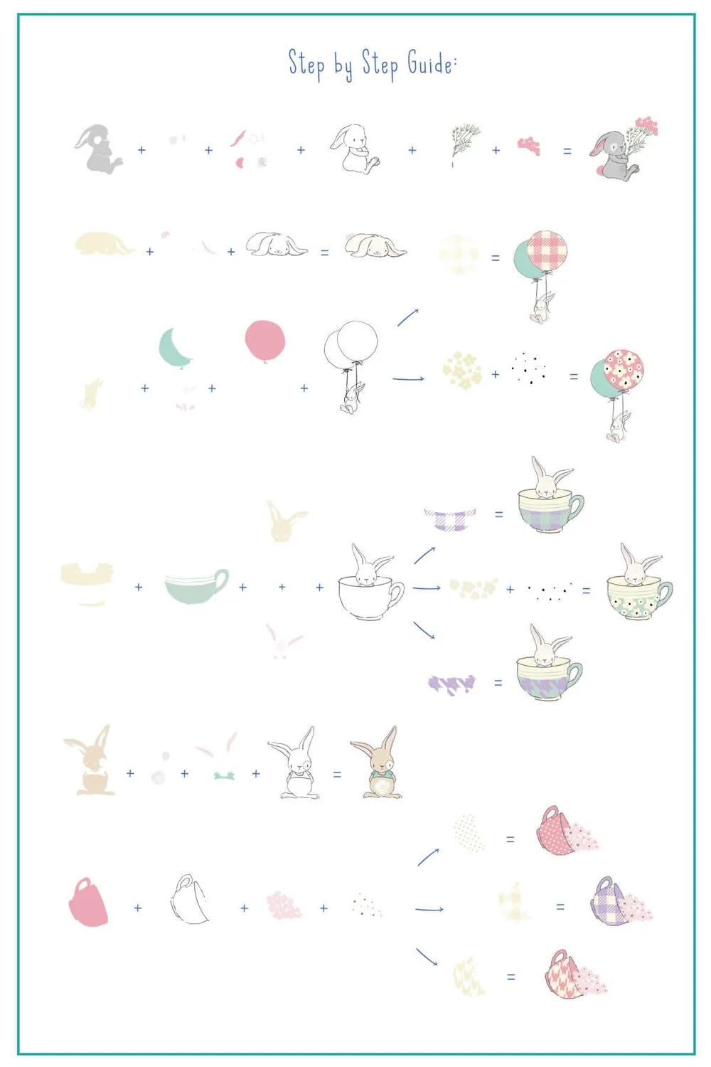 Clear Jelly Stamper CjS-292 Sweet Spring Bunnies stampingplade