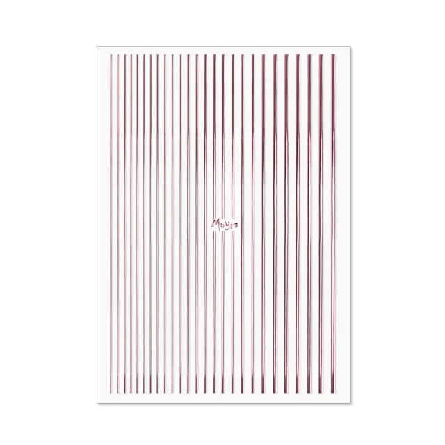 Moyra Nail Art Strips No. 03 neglestrips rose gold 26 stk