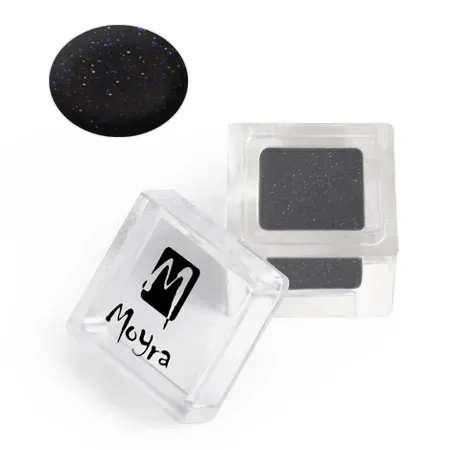 Moyra akrylpulver 21 Glitter Black 3,5 g glitter