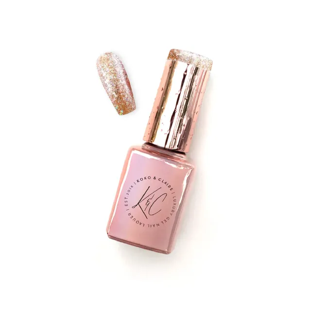 Clear Jelly Stamper KoKo & Claire 0224 Tranquility gellak rose gold 12ml cat eye