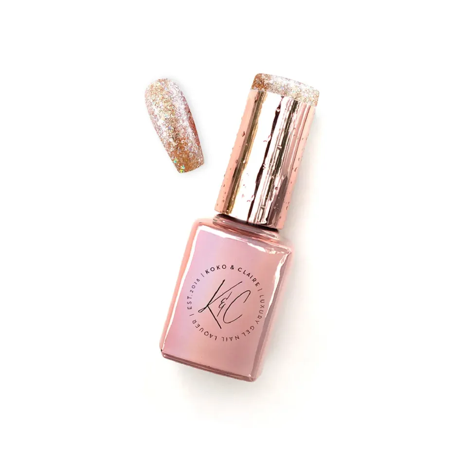 Clear Jelly Stamper KoKo & Claire 0224 Tranquility gellak rose gold 12ml cat eye