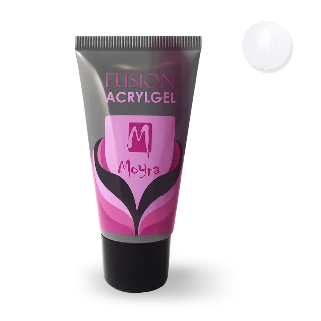 Moyra Fusion Baby White acrylgel 30 ml stærk
