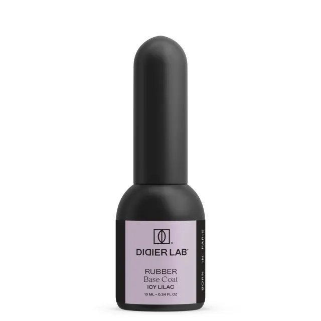Didier Lab Icy Lilac rubber base coat 2-i-1 farvet