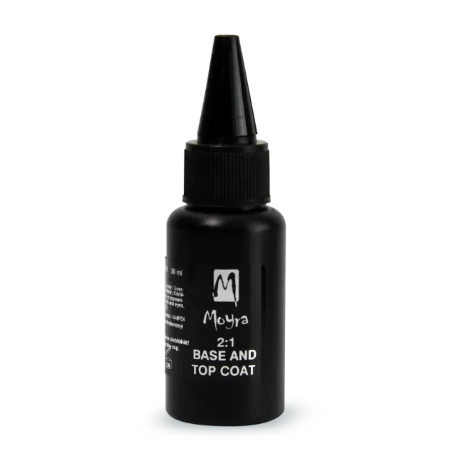 Moyra 2:1 base og top coat refill 30 ml UV