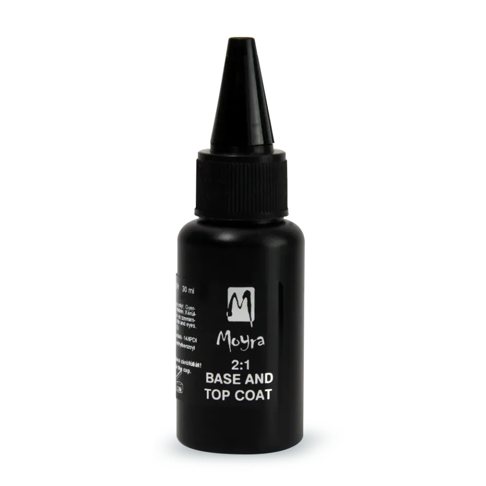 Moyra 2:1 base og top coat refill 30 ml UV