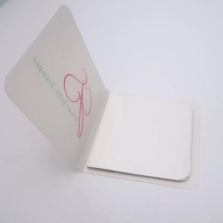 Clear Jelly Stamper Sticky Pad refill 3-pak 8x8 cm