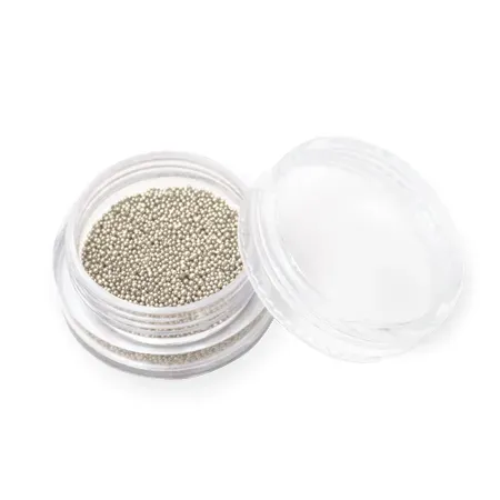 Moyra kaviarperler 01 Silver 0,8 mm 10 g