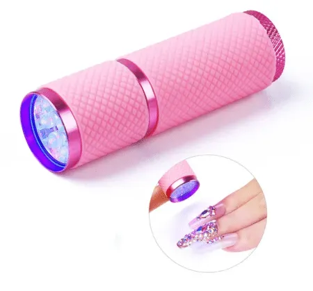 Mline Beauty Mini LED neglelampe lyserød mini