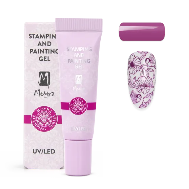 Moyra Stamping No. 15 Mauve gel 7 g 2-i-1