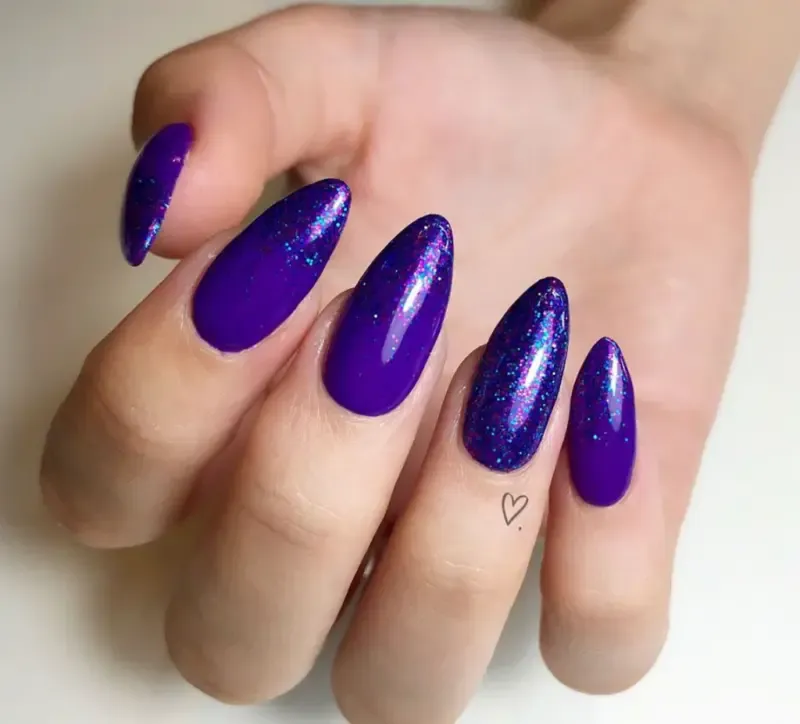 Indigo Nails Patsy Glitter neglitter fin korn