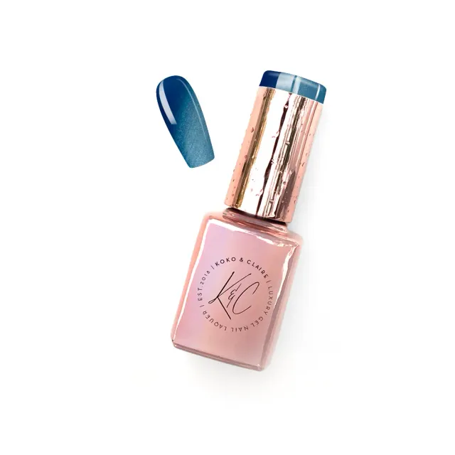 Clear Jelly Stamper 0548 Maui-Blue gel polish blå 12 ml cateye