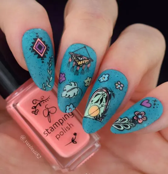 Clear Jelly Stamper CjSLC-97 Boho Vibes stempelplade stor boho