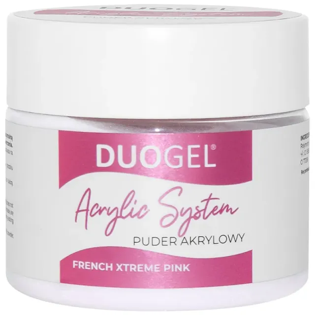 Mline Beauty French Extreme Pink akrylpulver pink dækkende