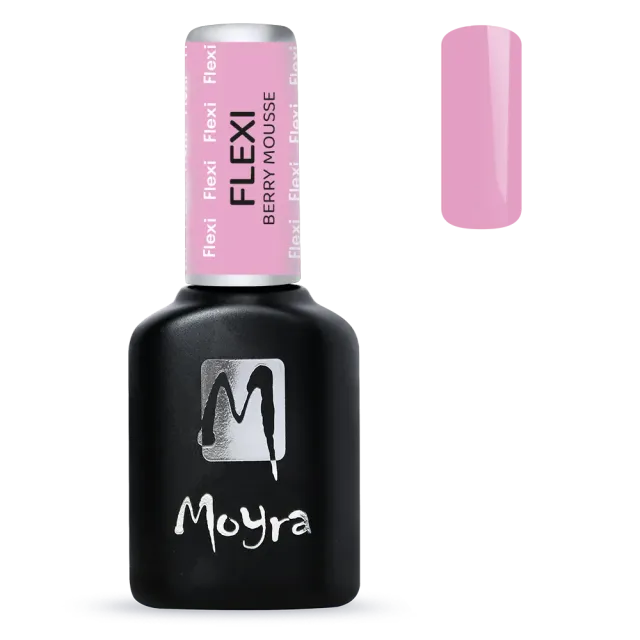 Moyra Flexi Berry Mousse gellak base 10 ml fleksibel