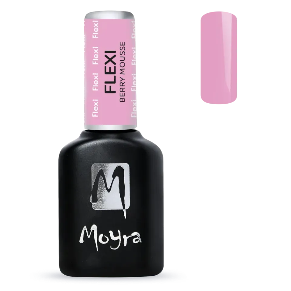 Moyra Flexi Berry Mousse gellak base 10 ml fleksibel