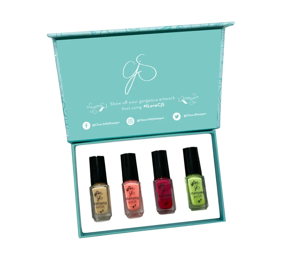 Clear Jelly Stamper Bake Shop stampinglak 4x5ml pastelfarver