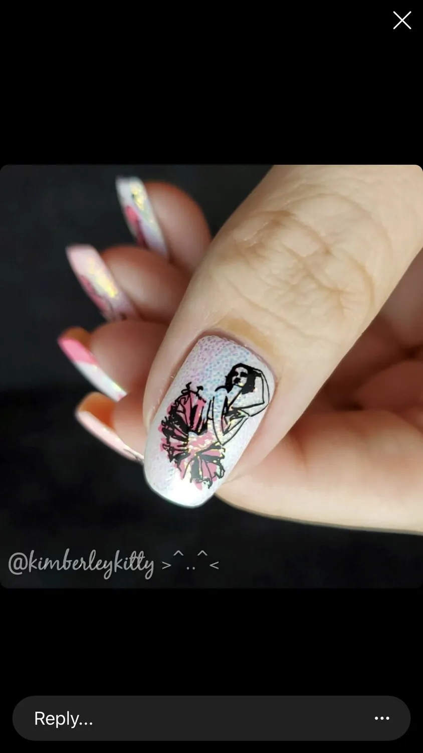 Clear Jelly Stamper CjS-75 On Pointe stamping plade ballet