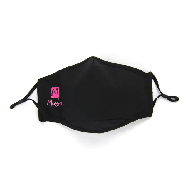Moyra Maske 02 sort stofmaske vaskbar 3-lags