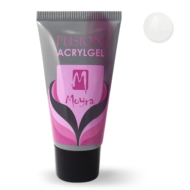 Moyra Fusion Crystal Clear akrylgel 50 g klar