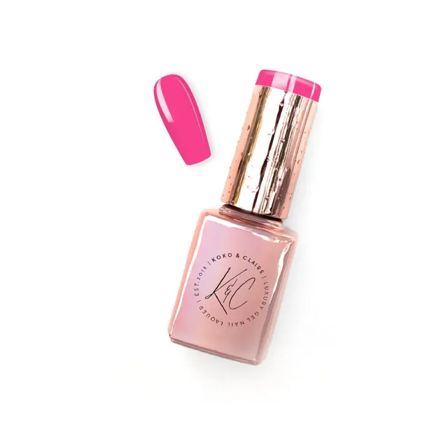 Clear Jelly Stamper Koko & Claire 281 Hot Hot Hot gel polish pink 12 ml