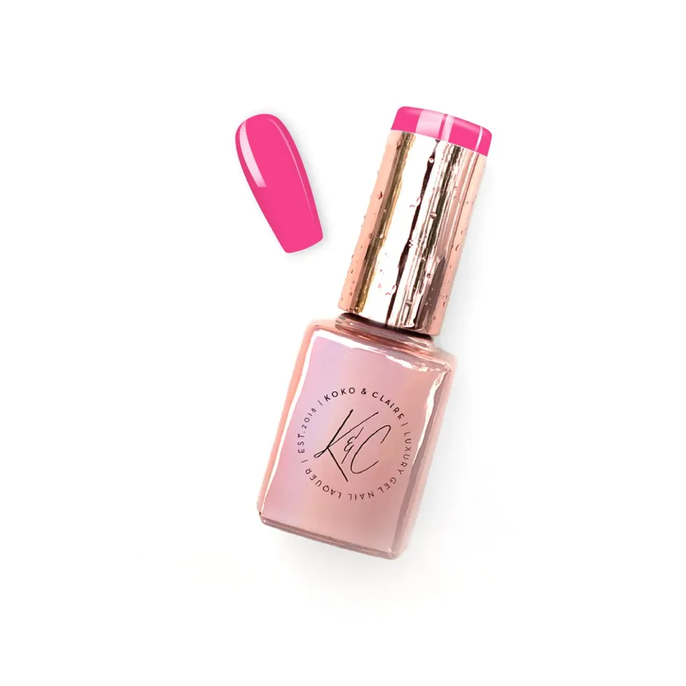 Clear Jelly Stamper Koko & Claire 281 Hot Hot Hot gel polish pink 12 ml