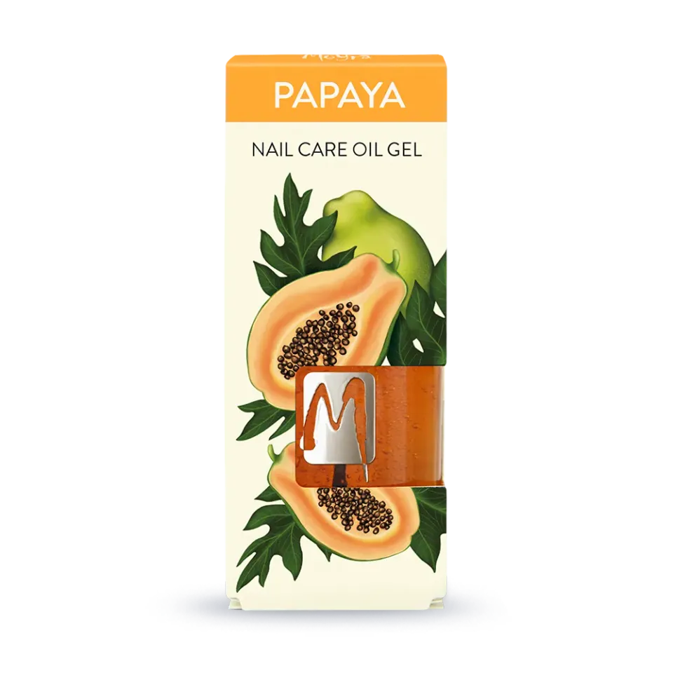 Moyra Nail Care Oil Gel Papaya negleolie 12 ml plejende