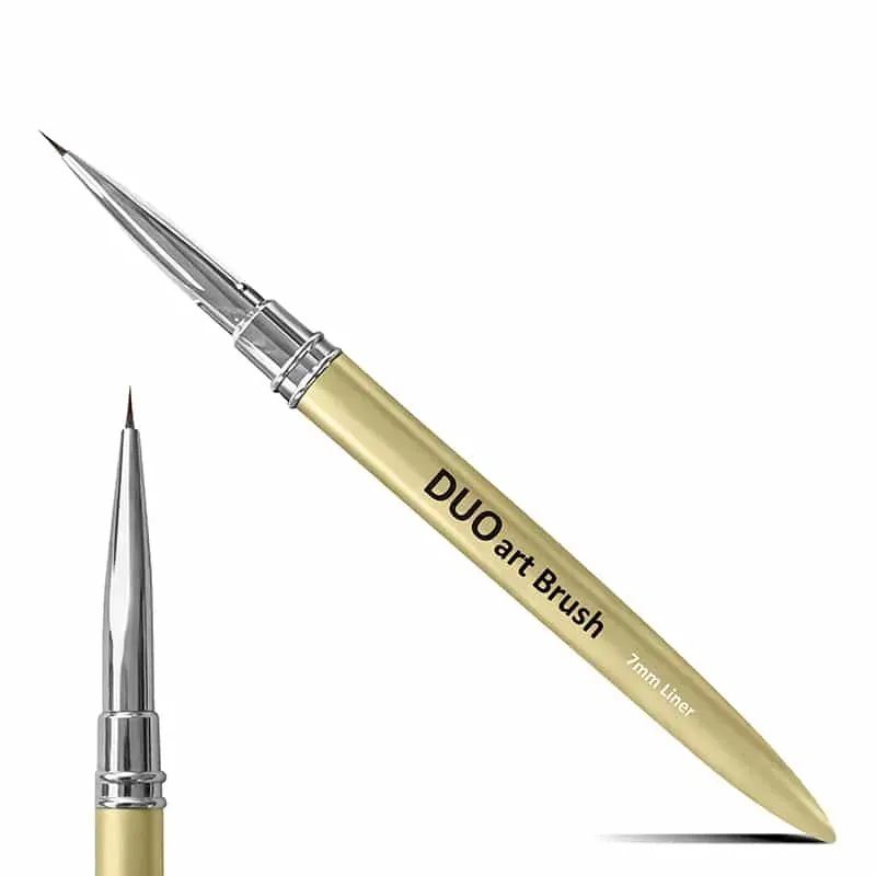 Mline Beauty DUO Art Brush 7 linerpensel ekstra lang