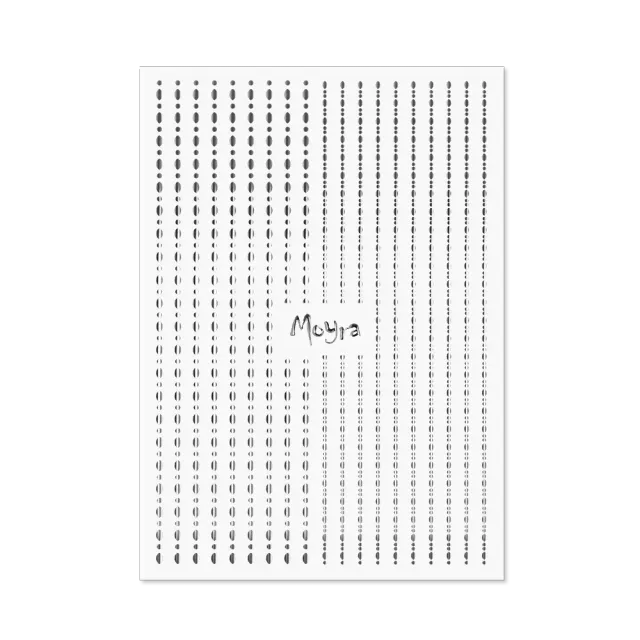 Moyra Dots 02 negle strips 19 stk sølv