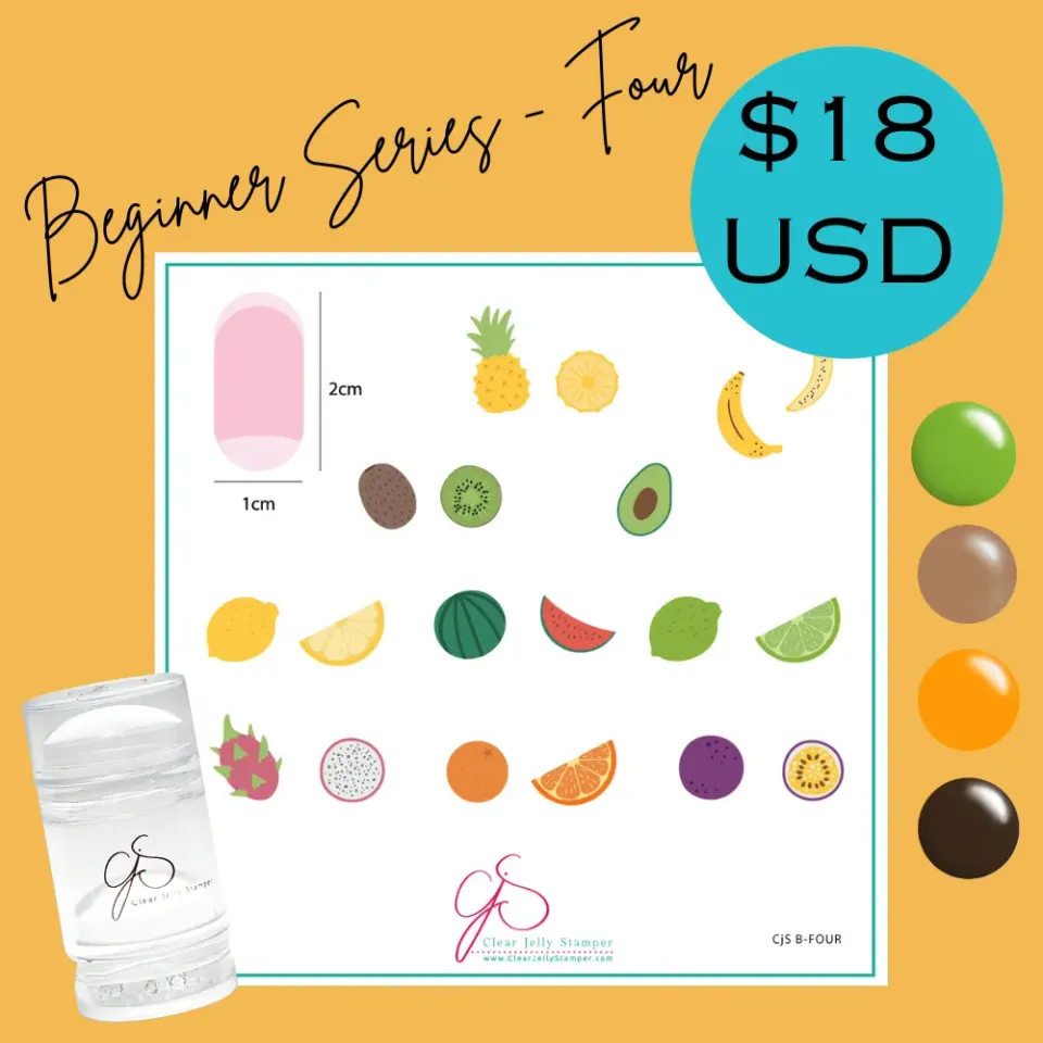 Clear Jelly Stamper Beginner Stamping Kit Four startsæt