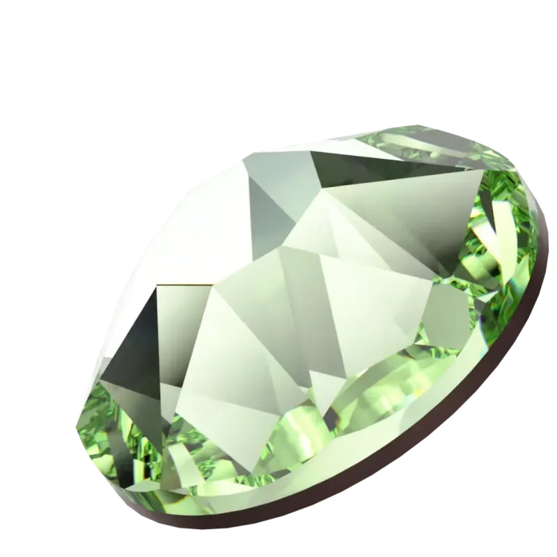 Beautystones Chrysolite neglekrystaller – grøn