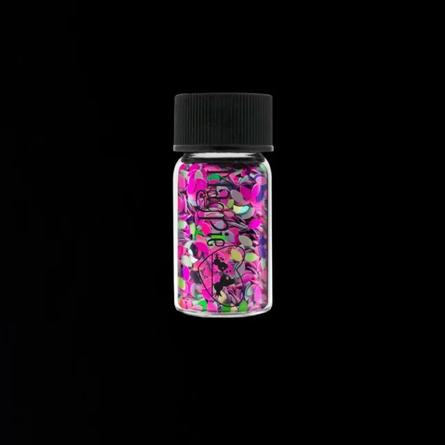 Indigo Nails Pink Petals negleglitter lyserød