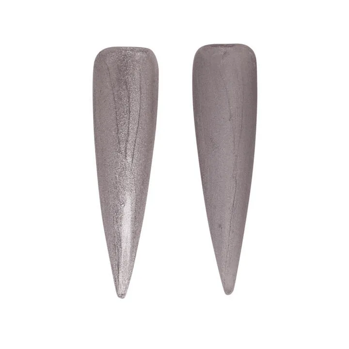 Mline Beauty Metallic Silver gel 15 ml kromsølv