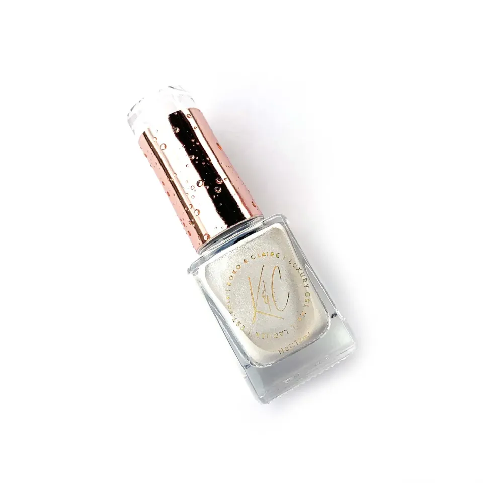 Clear Jelly Stamper Ink negleblæk metallic sølv