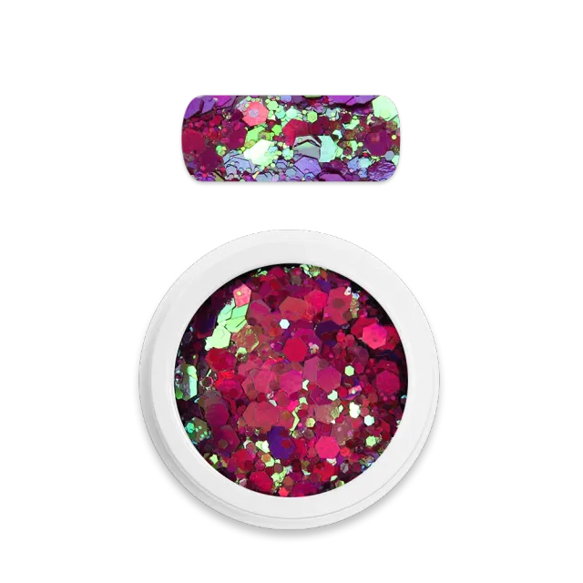 Moyra Holo Glitter Mix 14 Chameleon Mauve 1 g