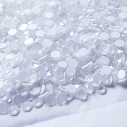 Beautystones Crystal Electric White neglesten hvide