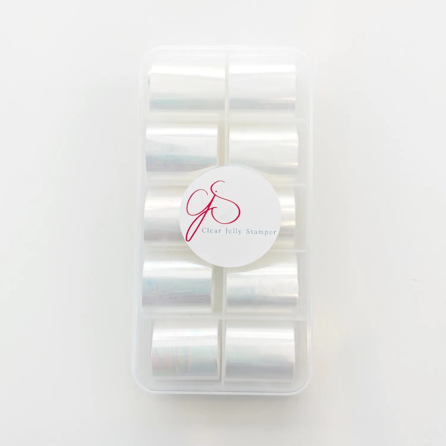 Clear Jelly Stamper Collection 5 Holo neglefolie 10x100 cm