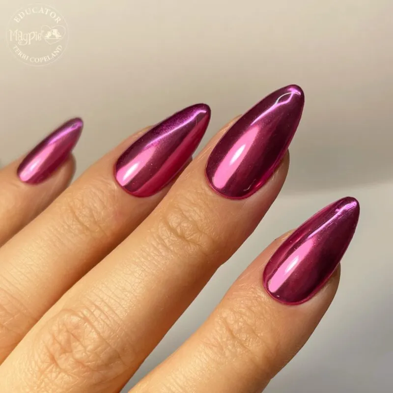 Indigo Nails Marilyn Chrome neglepulver sølv