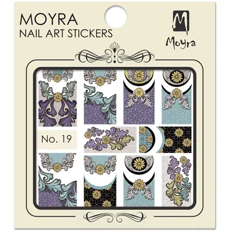 Moyra Nail Art Sticker No. 19 vandmærker