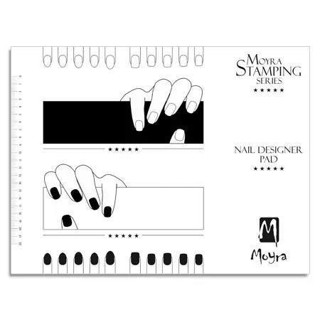 Moyra Nail Designer Pad neglemåtte 30x40 cm silikone
