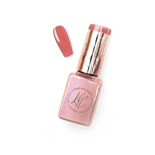 Clear Jelly Stamper 435 Peaceful builder gel pink 12 ml lyserød