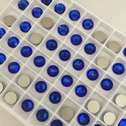 Beautystones Majestic Blue neglekrystaller flad bund