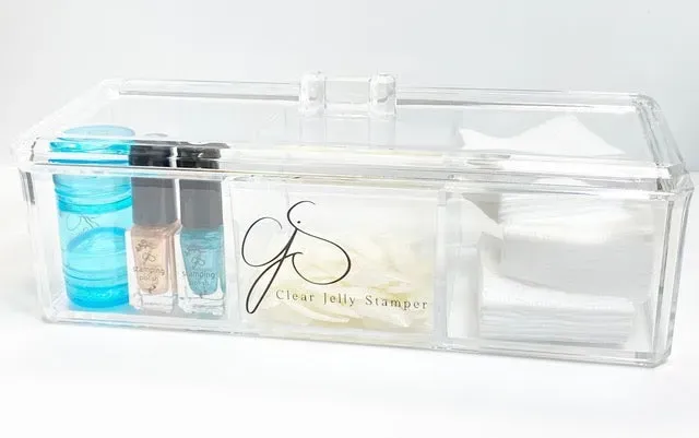 Clear Jelly Stamper Desk Organizer opbevaring transparent