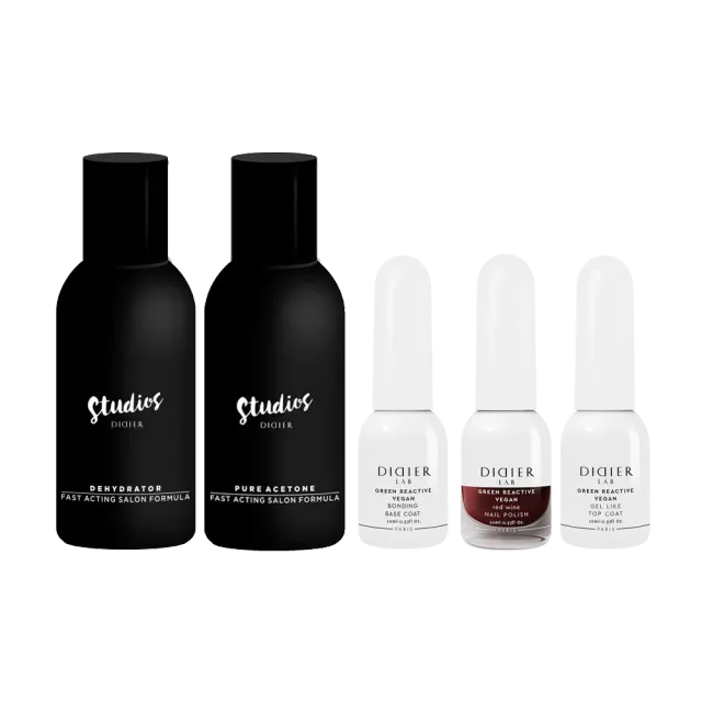 Didier Lab Vegan Green Reactive neglelaksæt Red Wine
