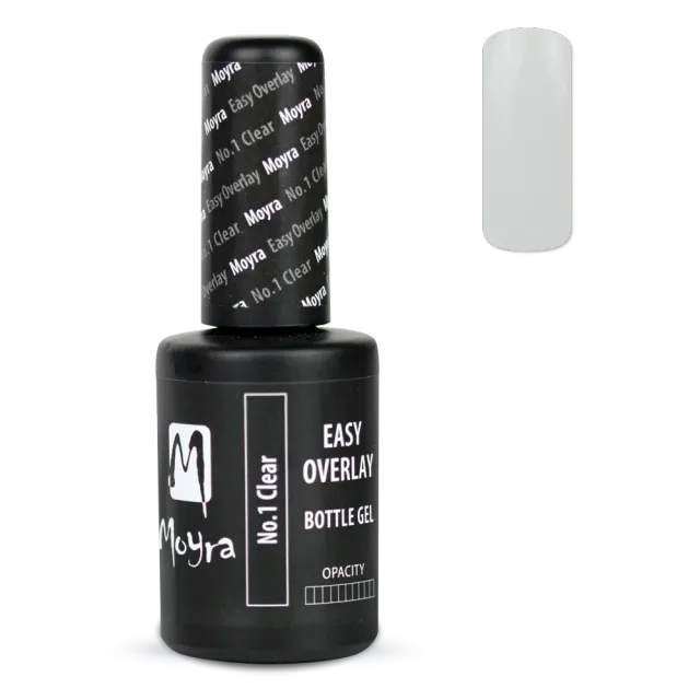 Moyra Easy Overlay flaskegel No.1 Clear 10 ml