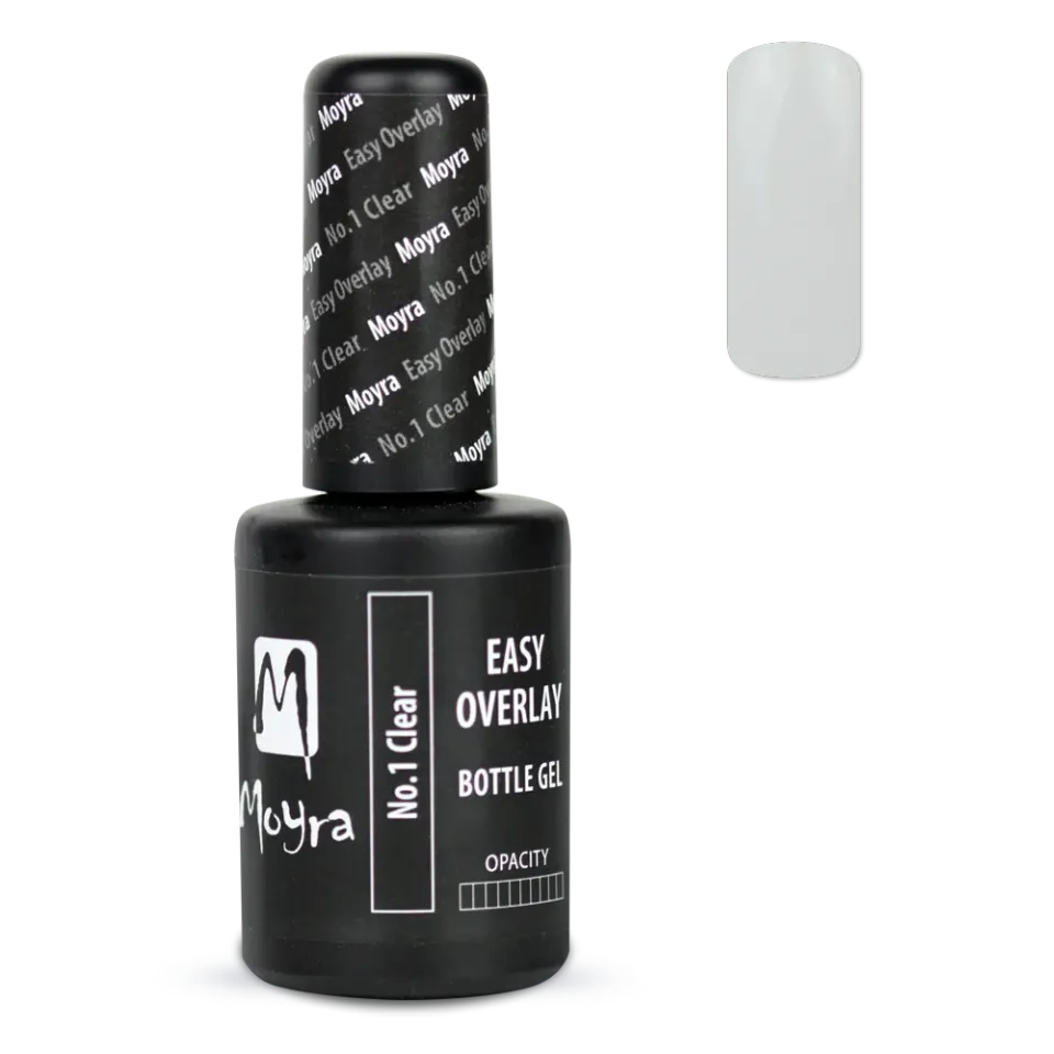 Moyra Easy Overlay flaskegel No.1 Clear 10 ml