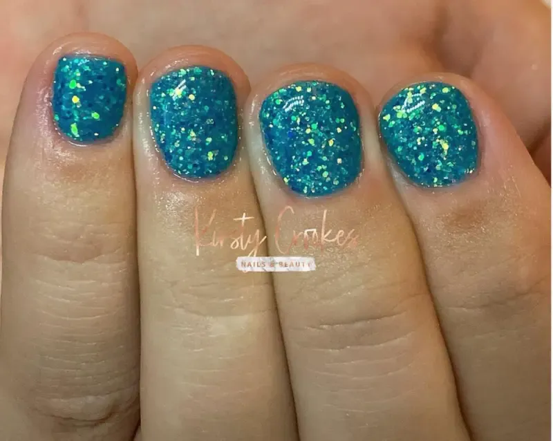 Indigo Nails Hyacinth Glitter negleglitter lilla